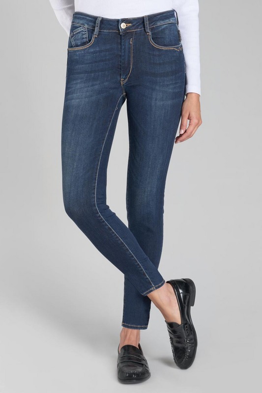 LE TEMPS DES CERISES Jeans Push-up Slim Taille Haute Pulp, 7/8ème BLUE