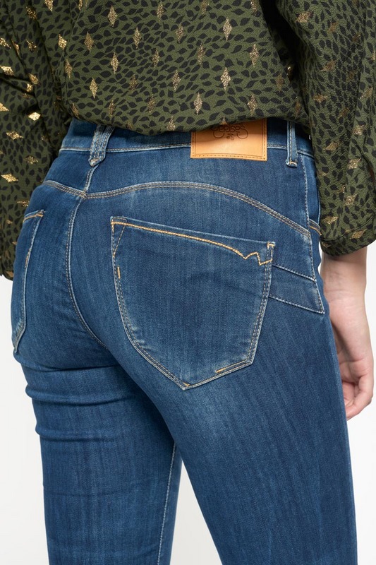 LE TEMPS DES CERISES Jeans Push-up Slim Taille Haute Pulp, 7/8me BLEU Photo principale