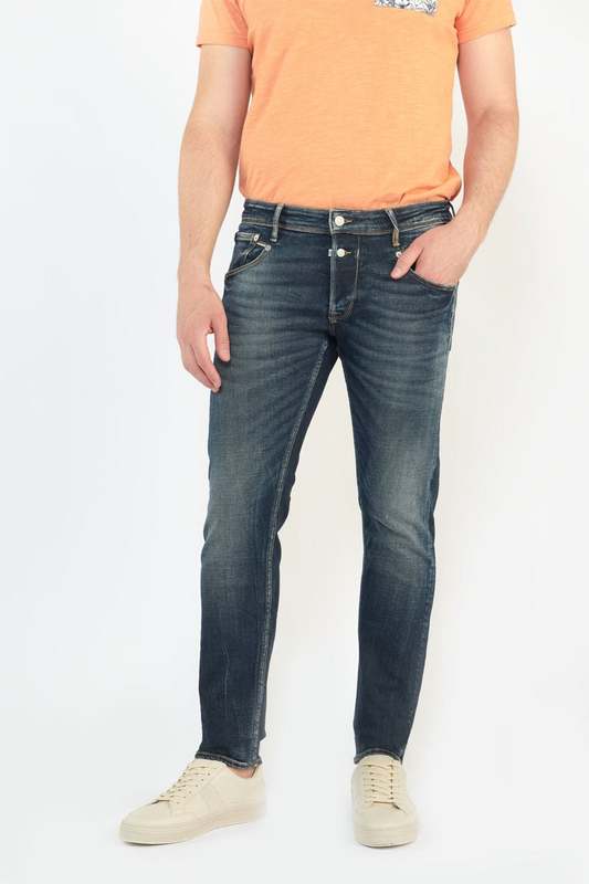 LE TEMPS DES CERISES Jeans Slim Stretch 700/11, Longueur 34 BLUE / BLACK