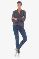 LE TEMPS DES CERISES Jeans Push-up Slim Taille Haute Pulp, Longueur 34 BLEU