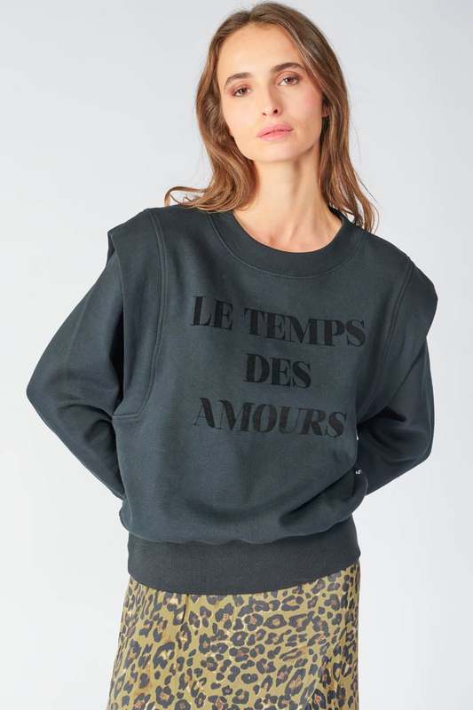 LE TEMPS DES CERISES Sweat-shirt Kilima NOIR 1023681