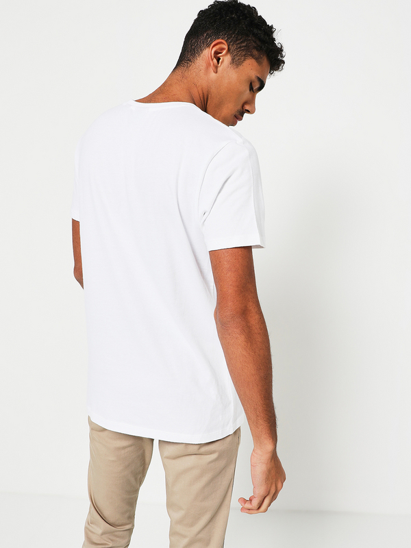 LE TEMPS DES CERISES Tee-shirt En Coton Poche Brode Moto Blanc Photo principale