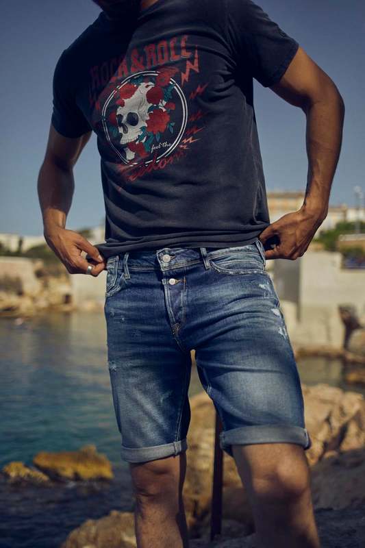 LE TEMPS DES CERISES Bermuda Short En Jeans Laredo BLEU Photo principale