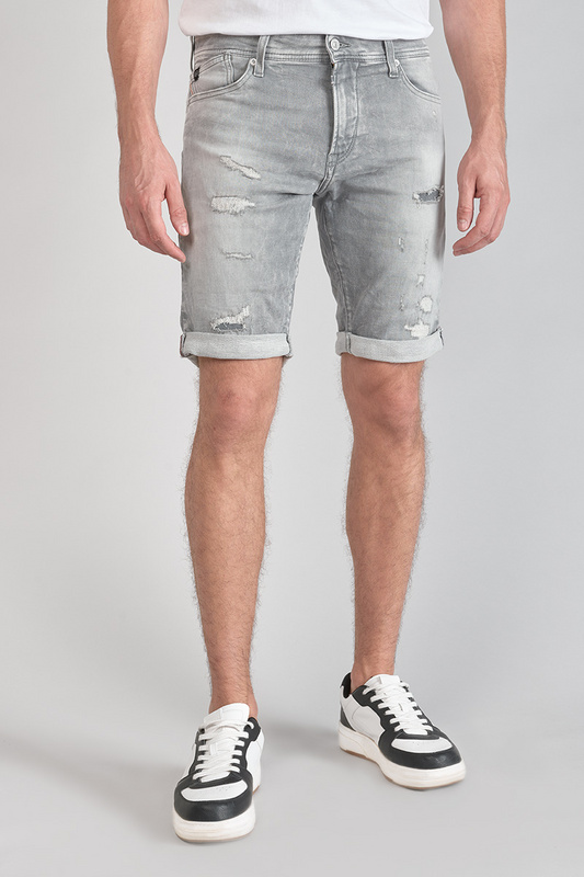 LE TEMPS DES CERISES Bermuda Short En Jeans Jogg GREY