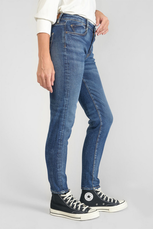 LE TEMPS DES CERISES Jeans Skinny Taille Haute Power, 7/8me BLUE Photo principale