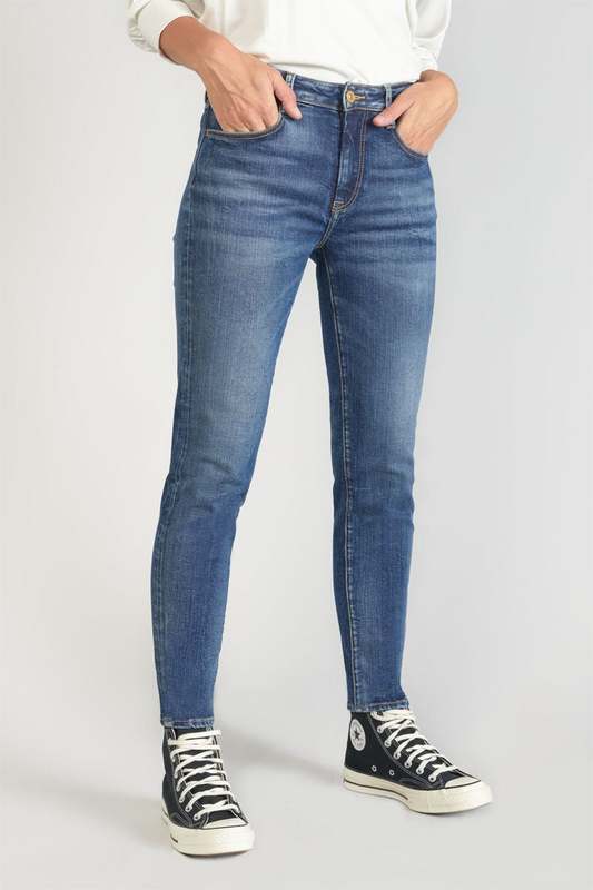 LE TEMPS DES CERISES Jeans Skinny Taille Haute Power, 7/8me BLEU 1023815