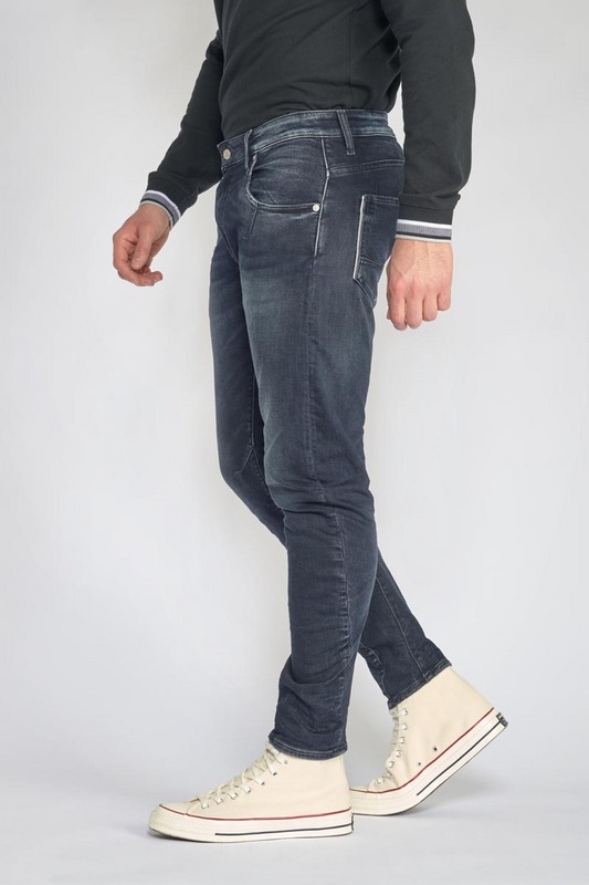 LE TEMPS DES CERISES Jeans Tapered 903, Longueur 34 BLUE / BLACK Photo principale