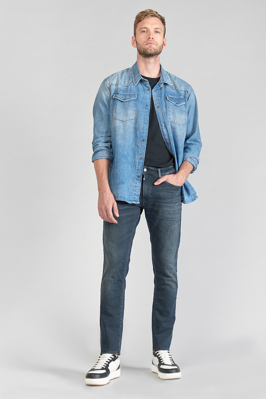 LE TEMPS DES CERISES Jeans Ajusté Blue Jogg 700/11, Longueur 34 BLUE / BLACK