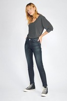 LE TEMPS DES CERISES Jeans Push-up Slim Taille Haute Pulp, 7/8me BLUE / BLACK