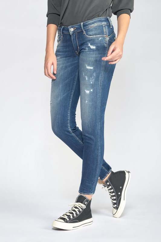 LE TEMPS DES CERISES Jeans Push-up Slim Pulp, 7/8me BLEU 1023857