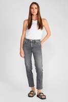 LE TEMPS DES CERISES Jeans Push-up Regular, Droit Taille Haute Pulp, 7/8me GRIS