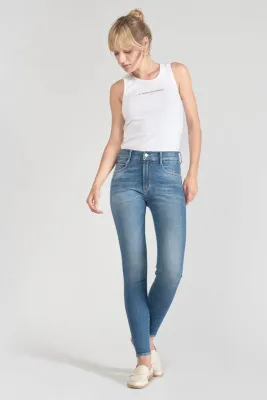 LE TEMPS DES CERISES Jeans Skinny Taille Haute Power, 7/8ème BLEU