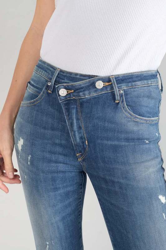 LE TEMPS DES CERISES Jeans Skinny Taille Haute Power, 7/8me BLEU Photo principale