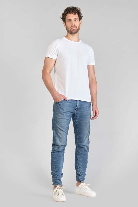 LE TEMPS DES CERISES Jeans  900/03 Tapered Arqué, Longueur 34 BLUE
