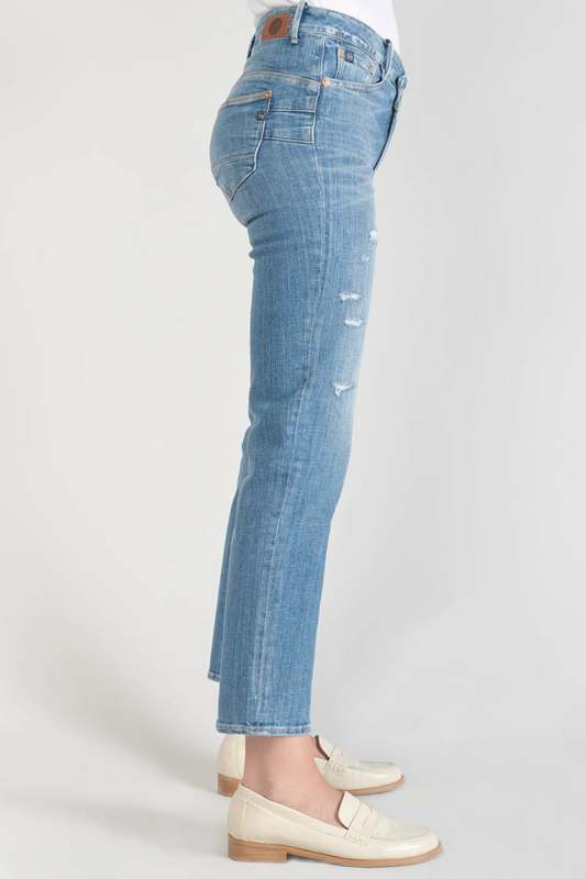 LE TEMPS DES CERISES Jeans Push-up Regular, Droit Taille Haute Pulp, 7/8me BLEU Photo principale