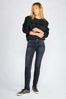 LE TEMPS DES CERISES Jeans Push-up Slim Taille Haute Pulp, Longueur 34 NOIR