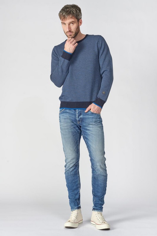 LE TEMPS DES CERISES Jeans Tapered 903, Longueur 34 BLUE