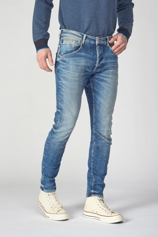 LE TEMPS DES CERISES Jeans Tapered 903, Longueur 34 BLUE Photo principale