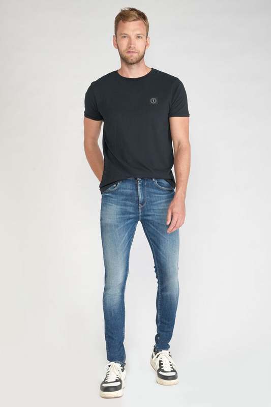 LE TEMPS DES CERISES Jeans Skinny Power, 7/8me BLEU 1023923