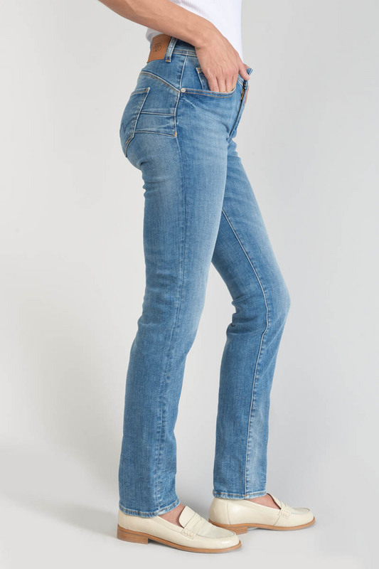 LE TEMPS DES CERISES Jeans Push-up Regular, Droit Taille Haute Pulp, Longueur 34 BLEU Photo principale