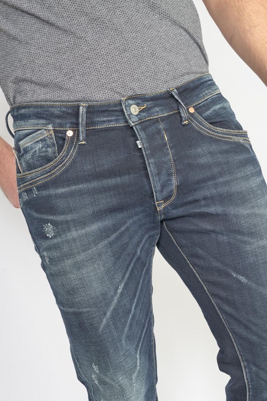LE TEMPS DES CERISES Jeans Ajust Stretch 700/11, Longueur 34 BLUE / BLACK Photo principale