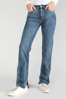 LE TEMPS DES CERISES Jeans Regular, Droit 400/19 Mom Taille Haute, Longueur 34 BLUE