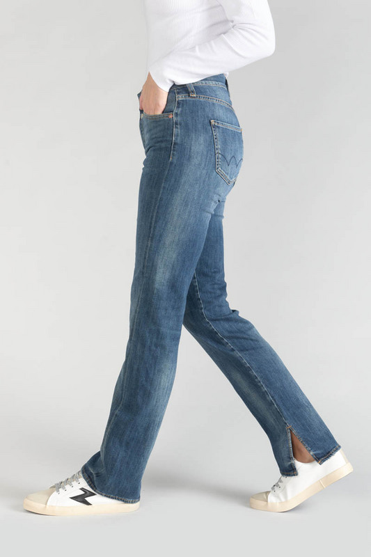 LE TEMPS DES CERISES Jeans Regular, Droit 400/19 Mom Taille Haute, Longueur 34 BLUE Photo principale