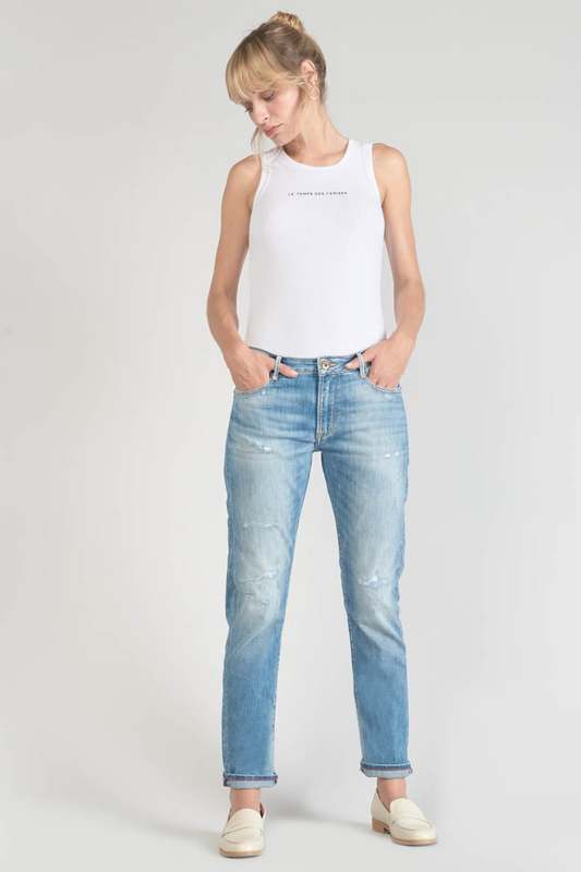 LE TEMPS DES CERISES Jeans Boyfit 200/43, Longueur 34 BLUE