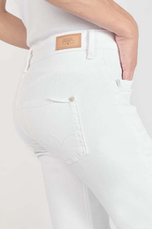 LE TEMPS DES CERISES Jeans Regular, Droit Pricilia, 7/8me BLANC Photo principale