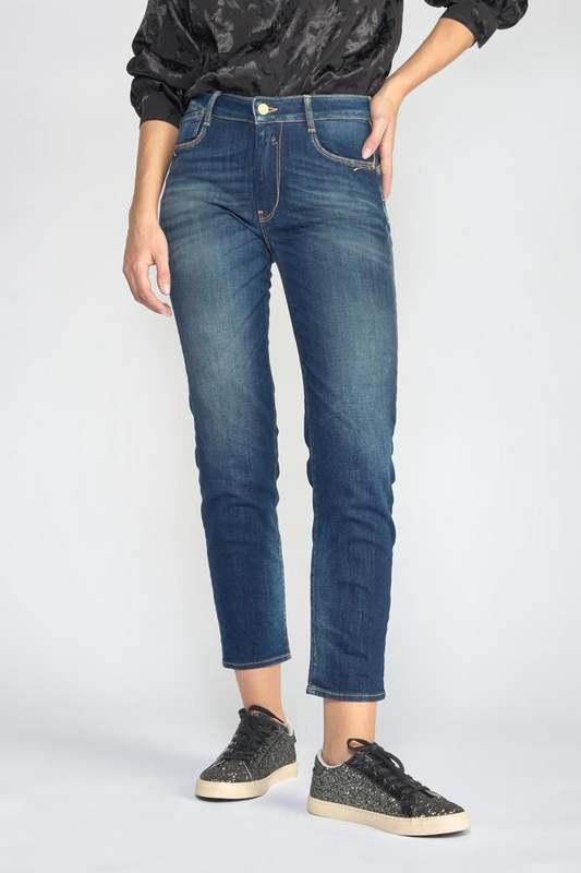 LE TEMPS DES CERISES Jeans Push-up Regular, Droit Taille Haute Pulp, 7/8me BLUE Photo principale