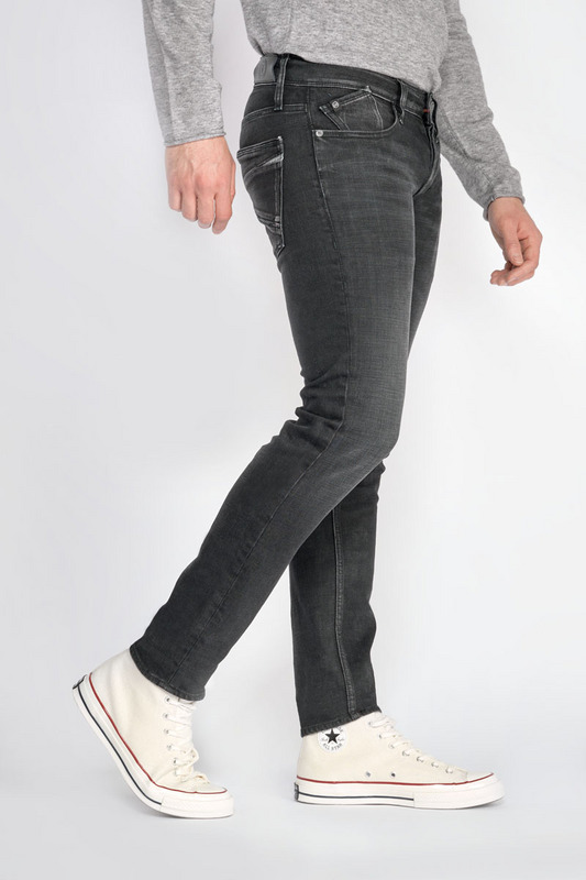 LE TEMPS DES CERISES Jeans Ajust Stretch 700/11, Longueur 34 NOIR Photo principale