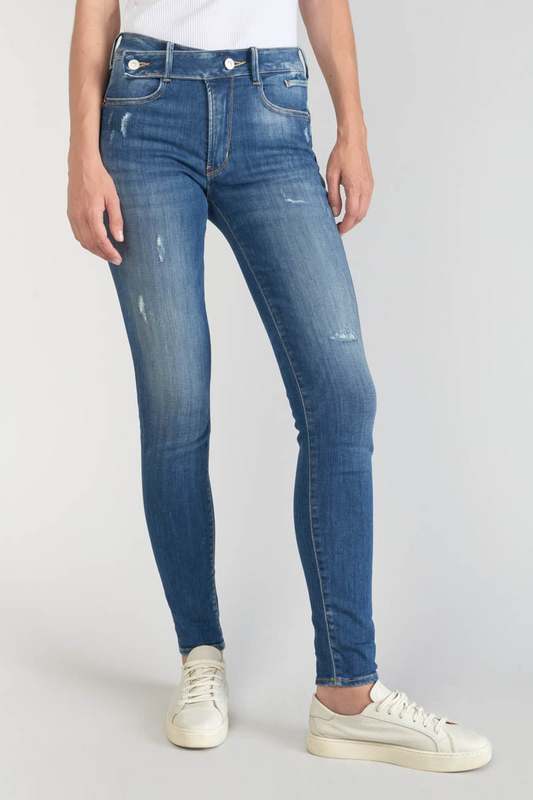 LE TEMPS DES CERISES Jeans Push-up Slim Taille Haute Pulp, Longueur 34 BLEU 1023975