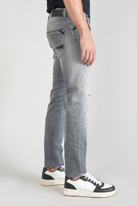 LE TEMPS DES CERISES Jeans Ajust Stretch 700/11, Longueur 34 GREY Photo principale