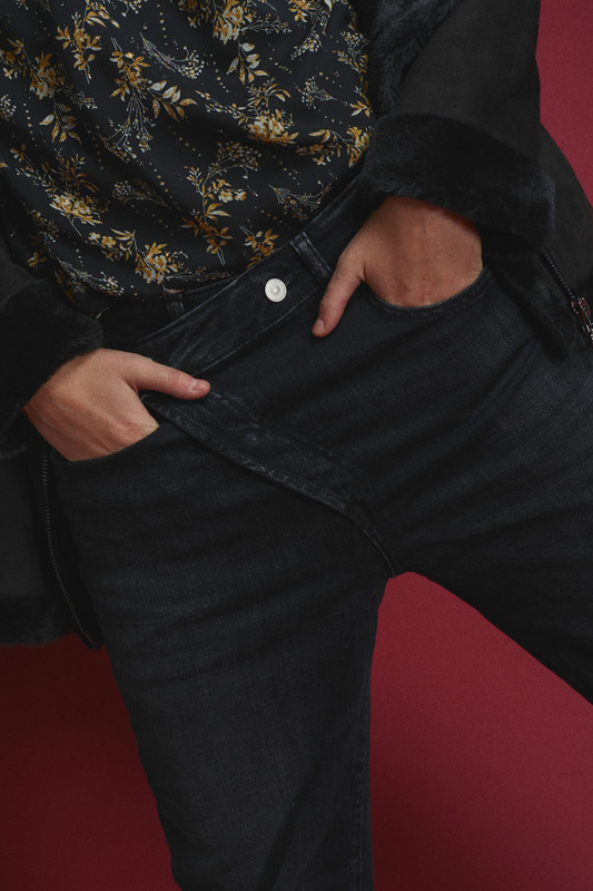 LE TEMPS DES CERISES Jeans Boyfit Cosy, 7/8me BLACK / BLACK Photo principale