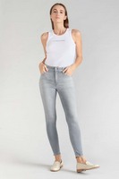 LE TEMPS DES CERISES Jeans Push-up Slim Taille Haute Pulp, 7/8me GREY