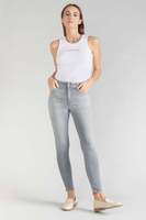LE TEMPS DES CERISES Jeans Push-up Slim Taille Haute Pulp, 7/8me GRIS