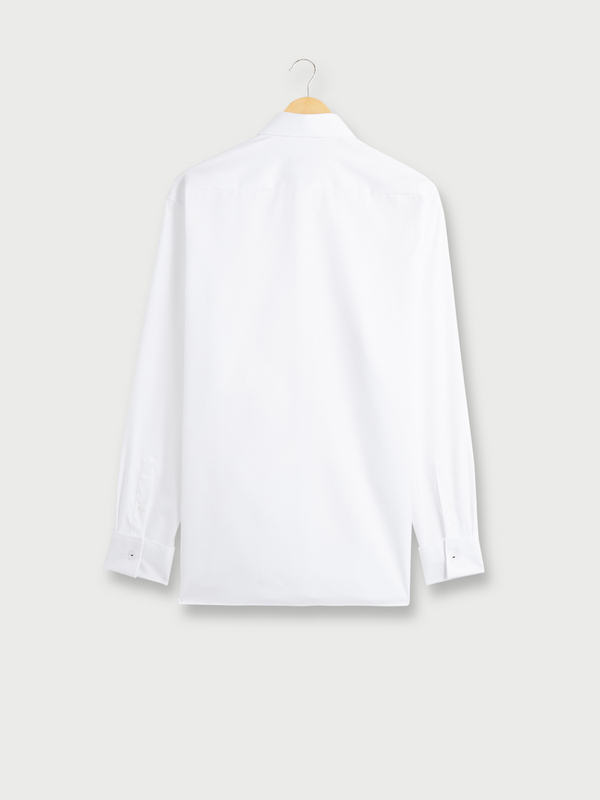 ETERNA Chemise En Twill Uni En 100% Coton, Modern Fit, Sans Repassage Blanc Photo principale