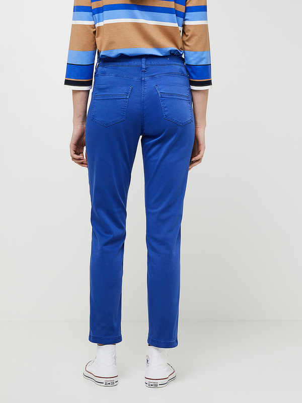 BETTY BARCLAY Pantalon Slim Ultra Stretch, 5 Poches Bleu Photo principale
