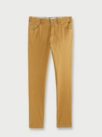 MEYER Pantalon 5 Poches, Coupe Slim En Coton Biologique Jaune moutarde