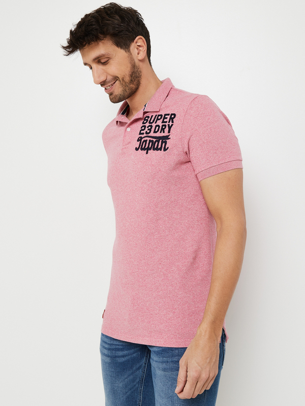 SUPERDRY Polo manches courtes Rose