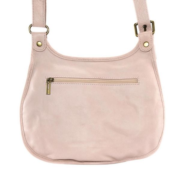 OH MY BAG Sac Besace Bandoulire Cuir Lisse Cartouchiere Rose Photo principale