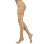 CETTE Bas Autofixants En Lycra Satin Versailles 20 Deniers Natural