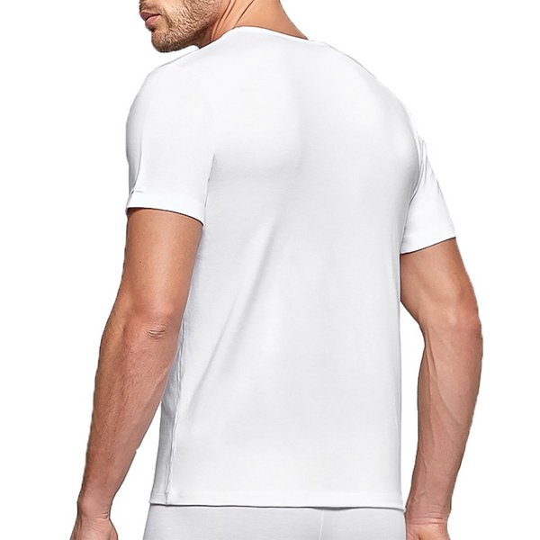 IMPETUS T-shirt Thermique  Manches Courtes Col V Thermo Blanc Photo principale