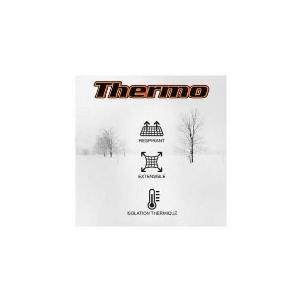 IMPETUS T-shirt Thermique Col V Thermo Noir Photo principale