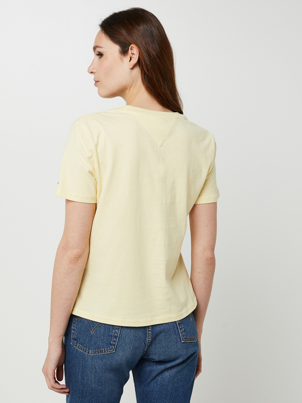 TOMMY JEANS Tee-shirt Loose Logo Multicolore Jaune Photo principale