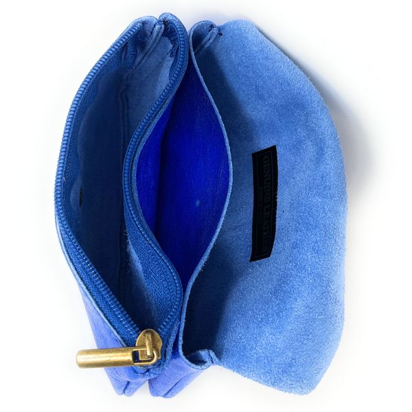 OH MY BAG Pochette Porte-monnaie En Cuir Iris Compo Bleu roi iris Photo principale