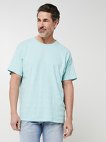 LEVI'S Tee-shirt En Tissu Jacquard Textur, Vintage Fit, Signature Brode Bleu ciel