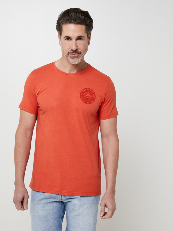 PETROL INDUSTRIES Tee-shirt Uni Mini Logo Orange