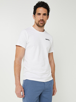 LEVI'S Tee-shirt En Jersey 100% Coton, Coupe Standard, Logo Batwing Blanc