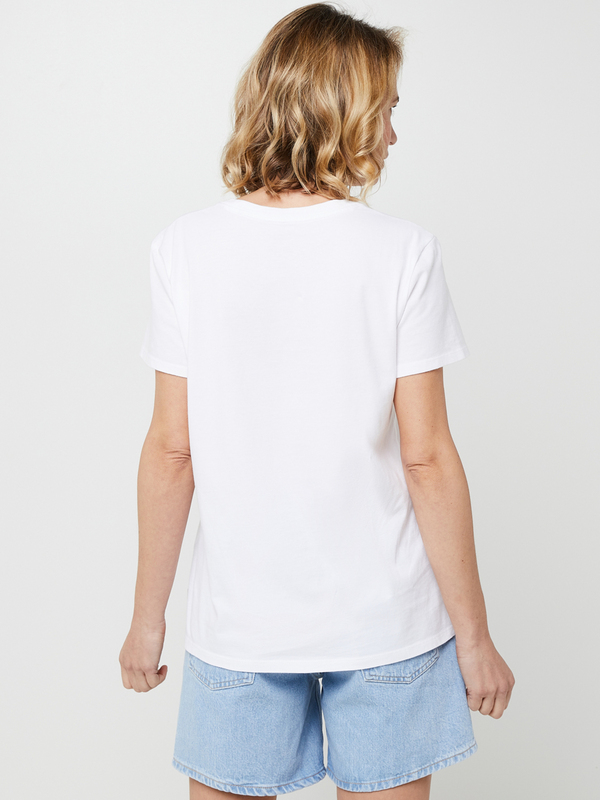 LEVI'S Tee-shirt Logo Imprim Blanc Photo principale